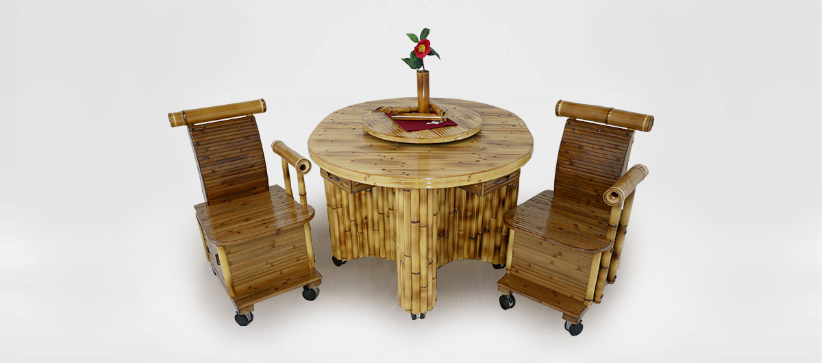 10-piece Dining Set・梅里竹芸