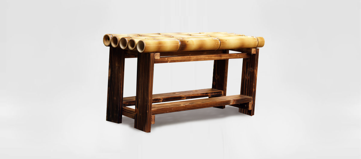 Bamboo Bench・梅里竹芸