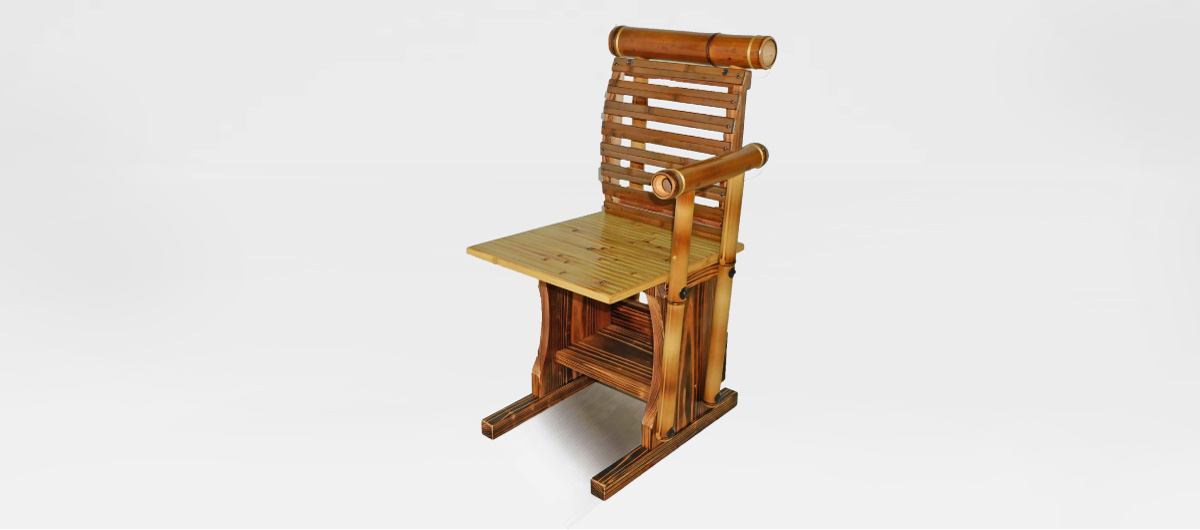 Back Stretcher Chair・梅里竹芸